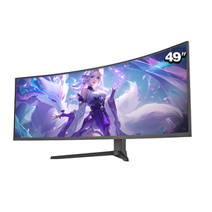 จอคอมพิวเตอร์แบบโค้ง49นิ้วคุณภาพสูง5K 165Hz KVM PBP HDR PD65W การออกแบบสำนักงานด้วย DP ลำโพงในตัวสำหรับการเล่นเกมเดสก์ท็อป - Product Image 1