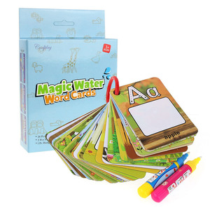 Livre de l'eau magique, cartes d'apprentissage des chiffres et des lettres, ensemble d'art éducatif en papier écologique pour enfants - Product Image 6