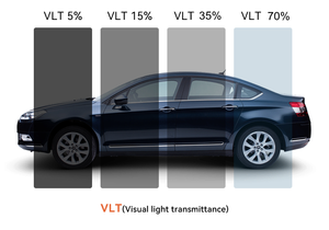Vente en gros 1% colle teinte 1ply auto-adhésif anti-rayures film solaire maître rouleau 1.52*300m taille pour voiture fenêtre verre voiture autocollants - Product Image 6