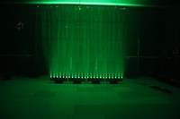 5-Kopf 5*500mW Roter Laserstrahl RGB LED Moving Head Bühnenbeleuchtung DMX512 Tonaktivierte Steuerung IP33 CRI90 Aluminium-Beleuchtung