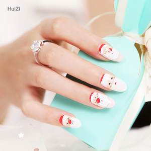 Feliz <span class=keywords><strong>Navidad</strong></span> hermoso <span class=keywords><strong>diseño</strong></span> 100% tiras de esmalte de <span class=keywords><strong>uñas</strong></span> Warps Nail Art decoración pegatina - Product Image 3