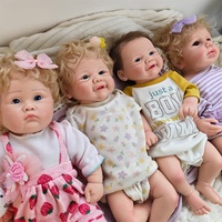 Poupée Bébé Reborn en Silicone Réaliste, Anatomiquement Correcte, 17 pouces, Modèle Vivienne avec Cheveux Haut de Gamme Lavables, Prix de Gros