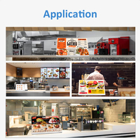 Tablette Android 23,8-24 pouces pour restaurants : Écrans tactiles de commande pour salons de thé et restaurants – Tableaux de menu numériques de comptoir