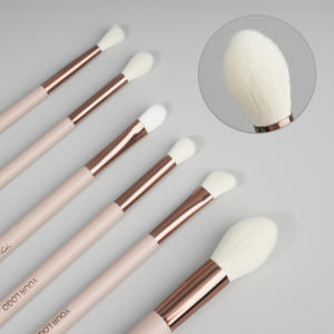 Nouvel arrivage de pinceaux de maquillage professionnels végan personnalisés <span class=keywords><strong>11</strong></span> pièces/5 pièces avec logo personnalisé ensemble de pinceaux poudre correcteur sourcils de luxe maquillage - Product Image 5