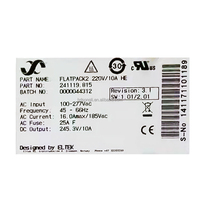 Eltek réglage de puissance FLATPACK2 220V/10A HE 241119.815 220Vdc redresseur puissance télécom
