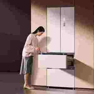 Original CN Mijia <b>Refrigerator</b> French Flat Embedded 439L 60cm Slim Bottom Vent Inverter No Frost Antibacterial - Product Image 5