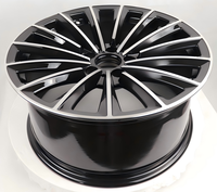 Jantes en alliage d'aluminium forgé JWYC, chromées, multi-branches, finition noire, 5x114.3 pour Toyota Nissan BMW Audi Mazda