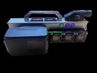 Appareil laser portatif haute puissance 260W, 42V, 10 batteries 21700, 6 ventilateurs, contrôle indépendant de la température, dissipation thermique entièrement en cuivre, 50-80M
