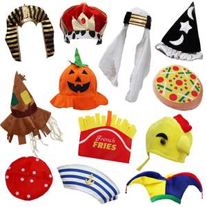 Accesorios para Cabina de Fotos, Disfraces, 12 Sombreros Divertidos Surtidos - Product Image 1