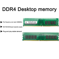 ICOOLAX RAM DDR4 4GB 8GB 16GB 32GB 2133mhz 2400mhz 2666mhz 3200mhz ordinateur portable 1.2V mémoire PC4-21300 pour ordinateur de bureau