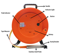 Jauge de niveau d'eau à ruban acier 30m 50m Haute précision Protection IP55 Garantie 1 an