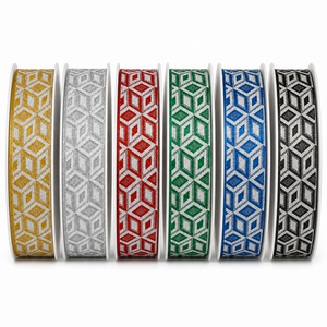 5# 7/8 Inch Wholesale Colorful Brushed Glitter <b>Ribbon</b> with Smooth Matte Back for Gift Wrapping and DIY Crafts - Product Image 1
