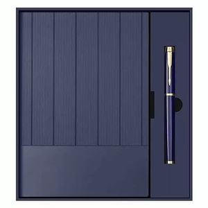 2025 New Personalized Corporate <b>Gift</b> Set Souvenir PU Leather Notebook Diary <b>Box</b> with Metal Pen Journal Logo for Promotion Events - Product Image 2