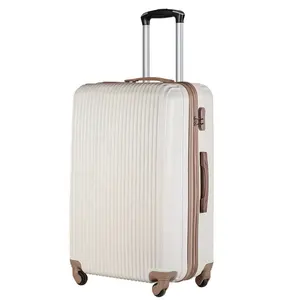 Çin fabrika doğrudan özel yeni tip toptan OEM/ODM ABS 3 parça bagaj valizler setleri seyahat bavul Unisex bagaj seti