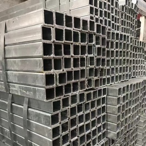Astm מגולוון 40 x40 מ "מ erw צינור פלדה קל 1 מ" מ עובי מרובע צינור פחמן פלדה gi מכונת מתלה שמן תעשיית שירות ריתוך - Product Image 4