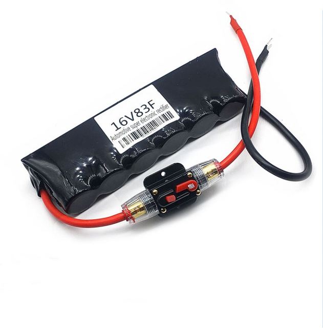 Hot Sale 16V83F 2.7V500F Automotive Super Capacitor Rectifier Automotive Window Film Super Farad Capacitor Module With Cable