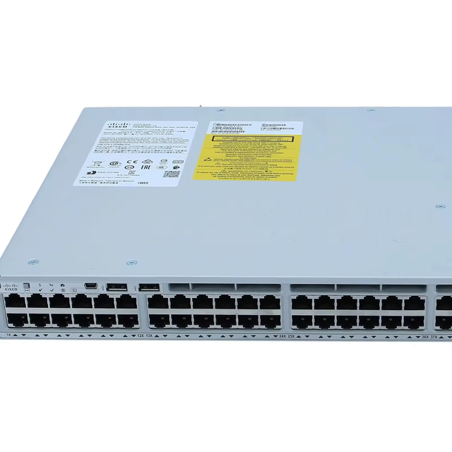 Original for C9200L-48T-4G-E Catalyst 9200 48 Port Managed Gigabit Switch 4x1G SFP Full Duplex 104G Capacity SNMP