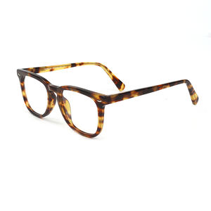 Monturas de anteojos recetados ovalados con estilo único, gafas de acetato para miopía con Forma de cara de diamante que combinan - Product Image 5