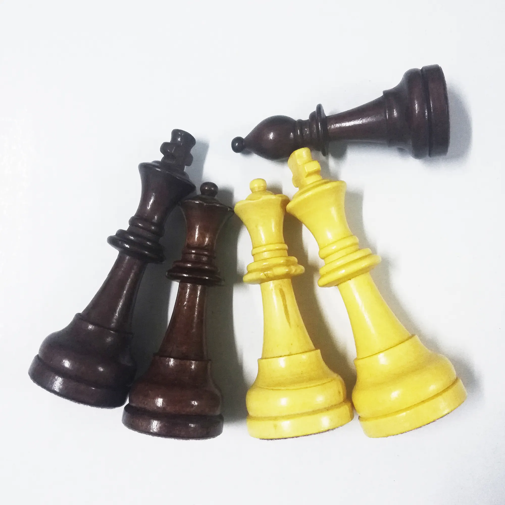 Replacement Stone Chess Pieces Aztec Pink Brown King Queen Pawn Knight Bishop 