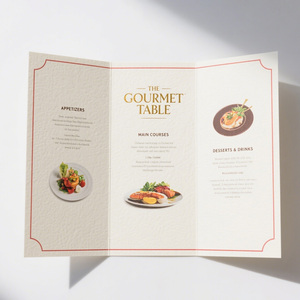 Tùy chỉnh thiết kế nhà hàng menu giấy dịch vụ in ấn cho hướng dẫn sử dụng cardflyer tập sách Catalog & Brochure - Product Image 2