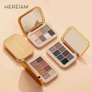Palette de fards à paupières vegan HEREIAM, imperméable, résistante à la transpiration, effet scintillant et mat, haute pigmentation, pour les vendeurs <span class=keywords><strong>en</strong></span> <span class=keywords><strong>ligne</strong></span> / e-commerce - Product Image 5