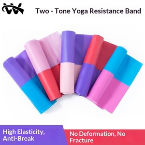 Bande de Résistance de Yoga en TPE Bicolore Personnalisée pour <span class=keywords><strong>Fitness</strong></span>, Remodelage Corporel, Exercice, Sangle d'Assistance à l'Étirement WX-16 Sports Trends - Product Image 3
