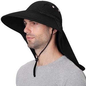 Chapeau de pêcheur décontracté d'été à large bord pour hommes et femmes, protection UV, pour la pêche, la randonnée et l'alpinisme, vente en gros - Product Image 1