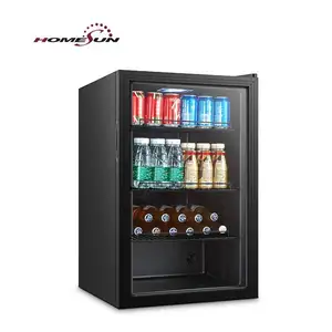  Homesunカスタムミニ冷蔵庫/ドリンククーラー、ホテル飲料クーラー、ディスプレイクーラーミニ冷蔵庫