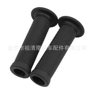 Zuqing Motorcycle Handlebar Grips Black Rubber Anti Slip For Tanli Bike TL101 - Product Image 3
