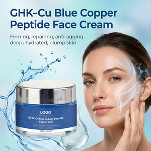 Crème Visage OEM au Peptide de Cuivre Bleu Anti-Rides, Essence Raffermissante au Collagène, Crème Visage au Peptide de Cuivre GHK-Cu Snap8 - Product Image 6