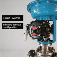Vanne de régulation pneumatique 2 voies en acier inoxydable CF8M DN80 PN40 avec positionneur intelligent et volant pour le contrôle de la pression du vapeur
