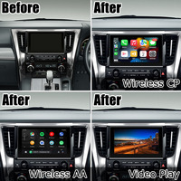 Lsailt Wireless Carplay Android Auto Interface Box pour Toyota Alphard Vellfire AH30 Series 2015-2022