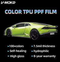 Film Pelindung Cat Mobil Berkualitas Tinggi 7.5mil Self Healing Anti Gores Warna Berubah, Vinyl Wrap TPU PPF 8 Tahun
