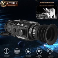 Lunette de vision thermique TK256, détecteur infrarouge, imagerie thermique entièrement noire avec détection longue portée pour la chasse au sanglier