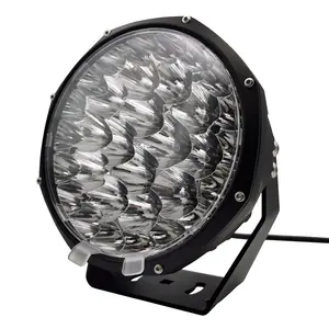 Consegna veloce luci a led per tetto auto rotonde super luminose 12v 24v 9 pollici per camion SUV ATV