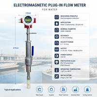 Medidor de Flujo Electromagnético Inteligente RS485 Modbus, Medidor de Flujo de Agua Digital de Acero Inoxidable, Alta Precisión, Personalización OEM