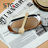 Cuillère-fourchette renforcée de 140 mm, qualité commerciale, en bouleau, pour la cuisine et les ateliers, homologuée LFGB, sans danger pour les aliments, expédition immédiate