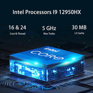 Mini PC para Juegos HelorPC, Procesador <span class=keywords><strong>Intel</strong></span> 14.ª Gen. <span class=keywords><strong>I9</strong></span> <span class=keywords><strong>12950HX</strong></span>, 2 LAN, 2 Ranuras DDR5 (hasta 96 GB), 7 USB 3, HDMI 2.0 y 1 Tipo C, Compatible con Windows 11 y Linux - Product Image 2