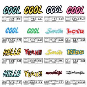 China Embroidery Manufacturer Custom Clothes Embroidered Letter Phase Patch - Product Image 3