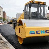 Compacteur vibrant CNCMC TRSH12 de 12 tonnes, largeur de tambour 2100 mm, moteur Cummins, vente directe usine, pour projets d'ingénierie