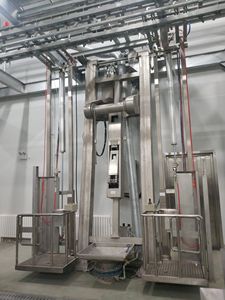 Nueva Línea Semiautomática de Sacrificio de Ganado en Acero Inoxidable 304, Máquina Desolladora con Rodamientos, 380V, 60-150kg/h, Altamente Personalizable, 2 Años de Garantía - Product Image 1