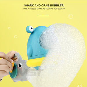 Máquina de jabón de bañera <span class=keywords><strong>para</strong></span> niños, juguete de burbujas de aire libre con bonitos dibujos de tiburón y <span class=keywords><strong>cangrejo</strong></span>, Juguetes Divertidos de baño <span class=keywords><strong>para</strong></span> bebés - Product Image 3