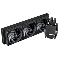 Refroidisseur liquide 360° à débit d'air ultra-elevé, ventilateurs LCP et doubles roulements à billes pour des performances optimales du boîtier d'ordinateur