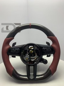 Volant en fibre de carbone authentique pour <span class=keywords><strong>Porsche</strong></span> 911 996 Cayenne 958 718 Boxster 918 Cayman Macans Panamera Taycan <span class=keywords><strong>GT3</strong></span> <span class=keywords><strong>RS</strong></span> 970 - Product Image 1