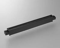 Connecteur de bordure KEL 4640-056-141-F, pas de 2,54 mm - Plastiques noirs et cuivre