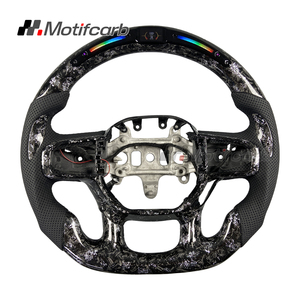 Volante Deportivo de Fibra de Carbono con Pantalla LED Inteligente Personalizada para Dodge Ram 1500 TRX Rebel X Big Horn 4x4 2500 3500 2021-2026 - Product Image 1