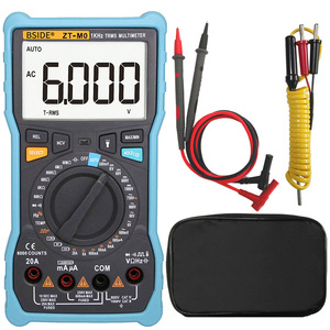 Multímetro Digital BSIDE ZT-M0, 6000 Lecturas, Rango Automático, Corriente CC de 20A, Uso Doméstico - Product Image 5
