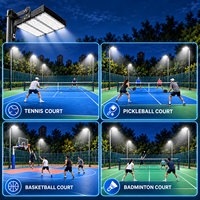 Éclairage LED anti-éblouissement IP66 de qualité supérieure pour terrains de tennis avec support réglable pour clubs de tennis et installations sportives