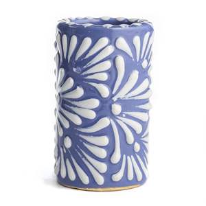 Vaso de Chupito de Cerámica Mexicana <span class=keywords><strong>Talavera</strong></span>, Diseño Creativo, Hecho a Mano, Personalizado, para Tequila, Caballito de 2oz, con Relieve, Taza TIKI - Product Image 3