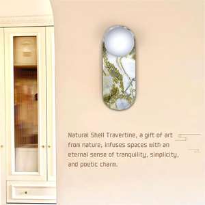 Lámpara de Pared LED Moderna y Minimalista con Decoración de Piedra Natural para Dormitorio y Uso Interior en el Hogar - Product Image 2